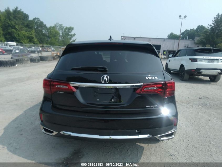 2017 ACURA MDX W/TECHNOLOGY PKG - 5J8YD4H53HL000553