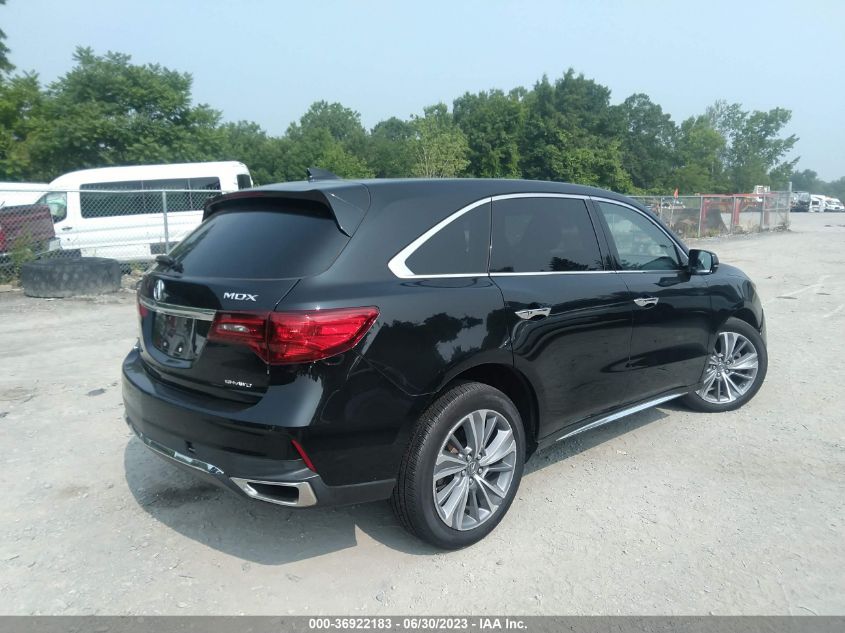 2017 ACURA MDX W/TECHNOLOGY PKG - 5J8YD4H53HL000553