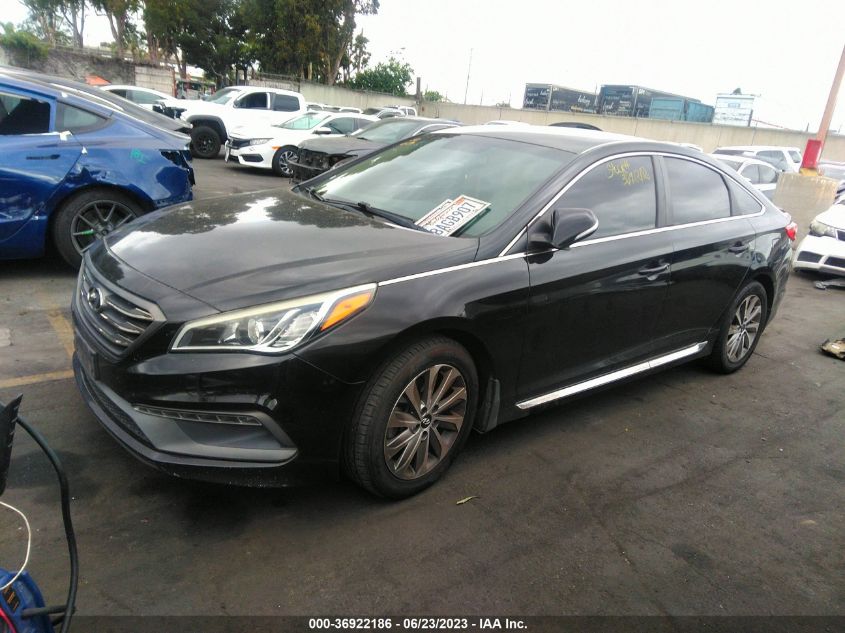 2017 HYUNDAI SONATA SPORT - 5NPE34AF0HH454092