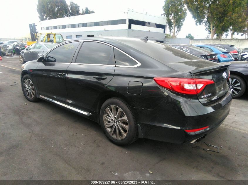 2017 HYUNDAI SONATA SPORT - 5NPE34AF0HH454092