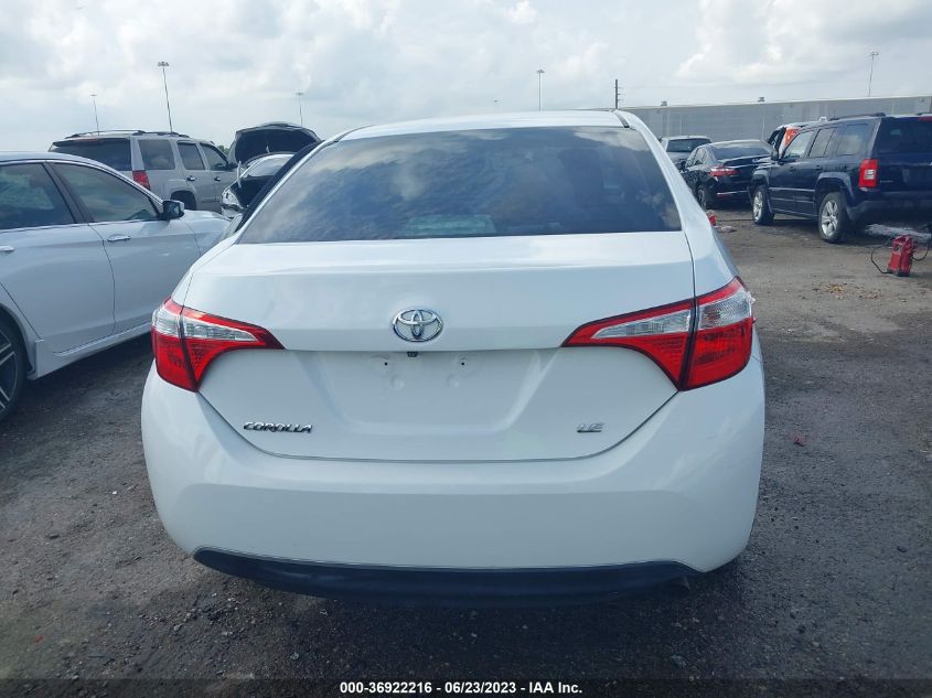 2015 TOYOTA COROLLA LE - 5YFBURHEXFP230502