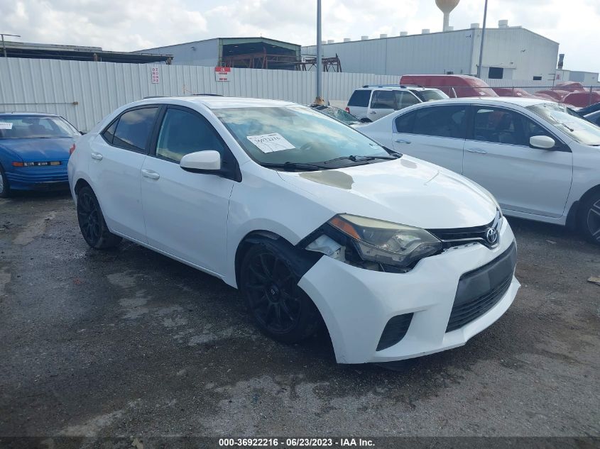 2015 TOYOTA COROLLA LE - 5YFBURHEXFP230502