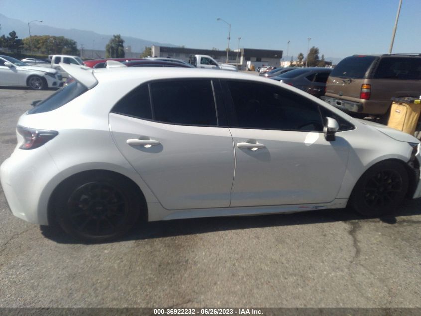 2019 TOYOTA COROLLA HATCHBACK SE/XSE JTNK4RBE1K3055600