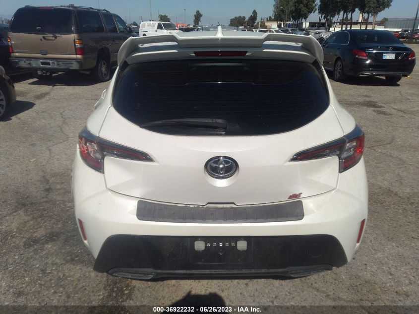 2019 TOYOTA COROLLA HATCHBACK SE/XSE JTNK4RBE1K3055600