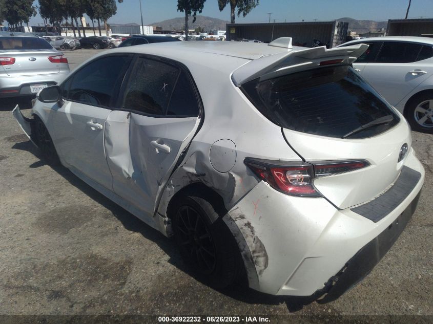 2019 TOYOTA COROLLA HATCHBACK SE/XSE JTNK4RBE1K3055600
