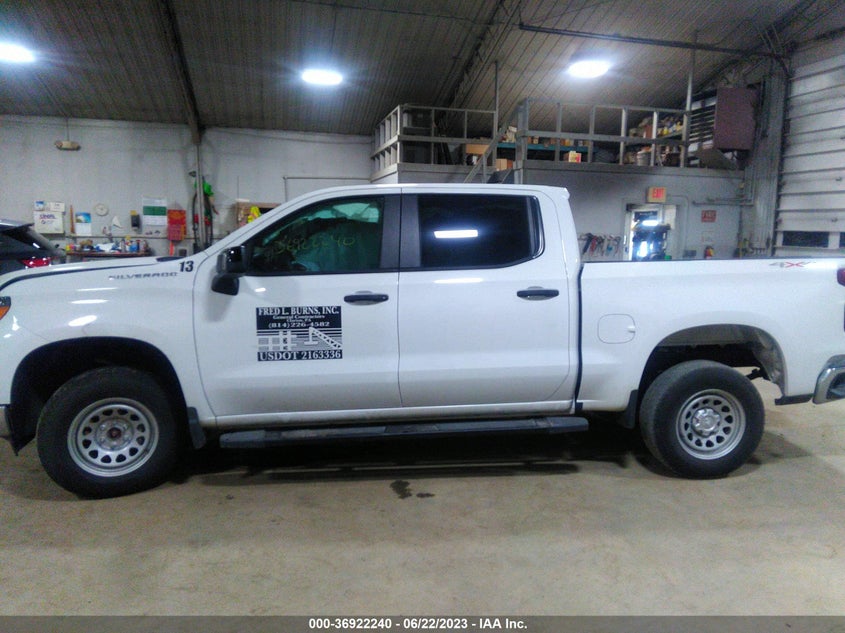VIN 3GCPDAEK1PG100875 2023 CHEVROLET SILVERADO 1500 WORK TRUCK