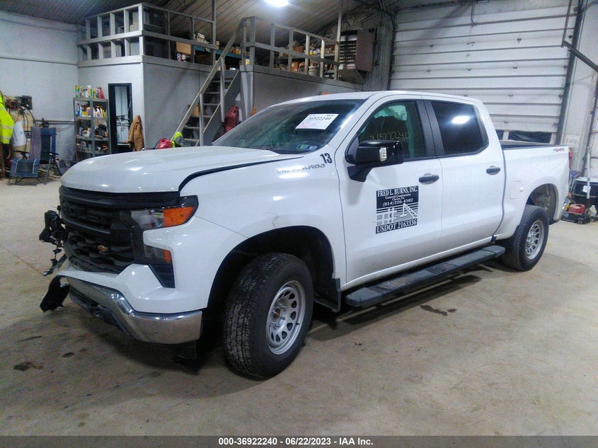VIN 3GCPDAEK1PG100875 2023 CHEVROLET SILVERADO 1500 WORK TRUCK