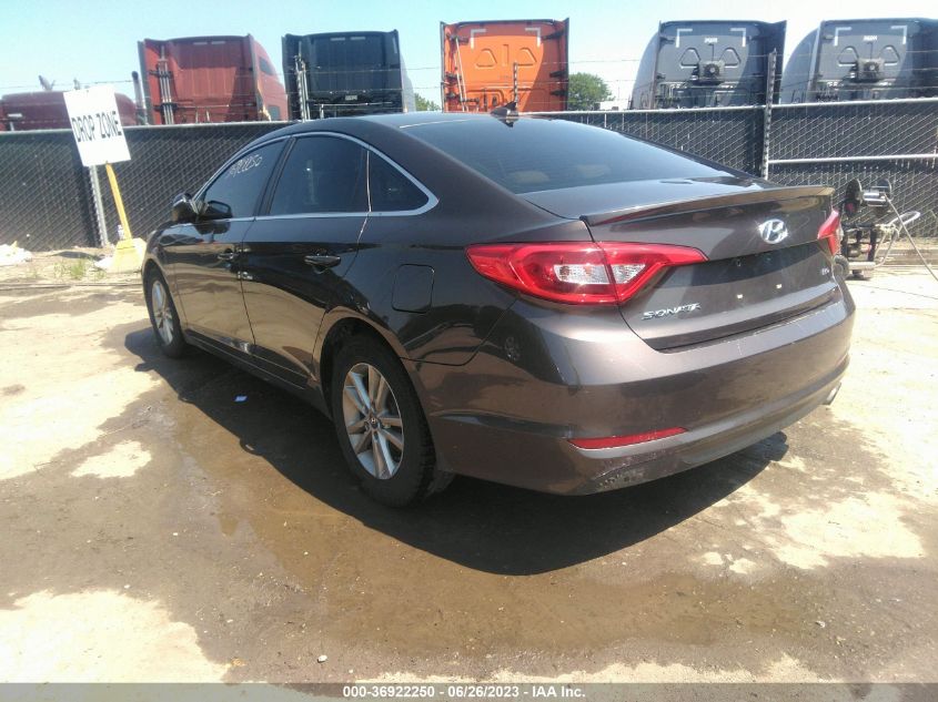 2016 HYUNDAI SONATA 1.6T ECO - 5NPE24AA4GH435356