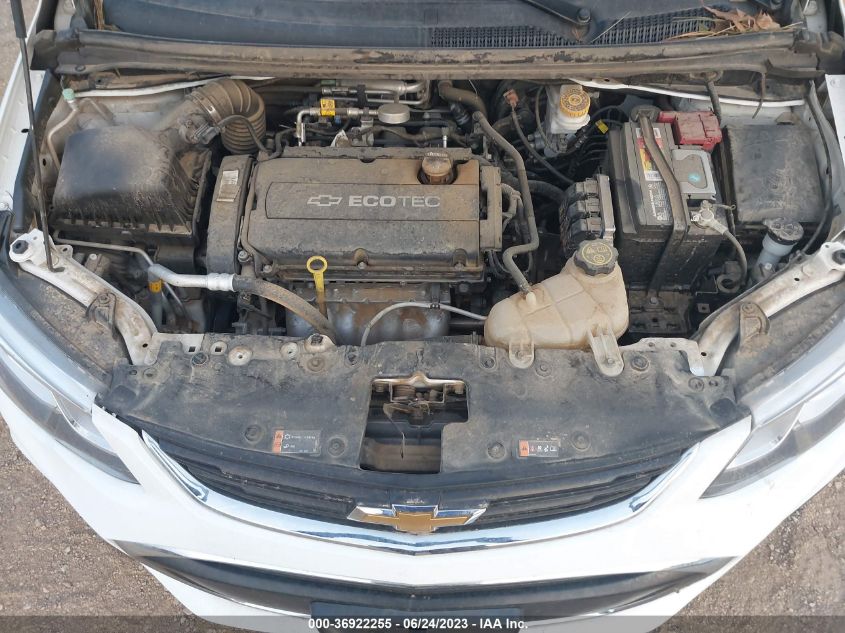 2018 CHEVROLET SONIC LT - 1G1JD5SH4J4119682