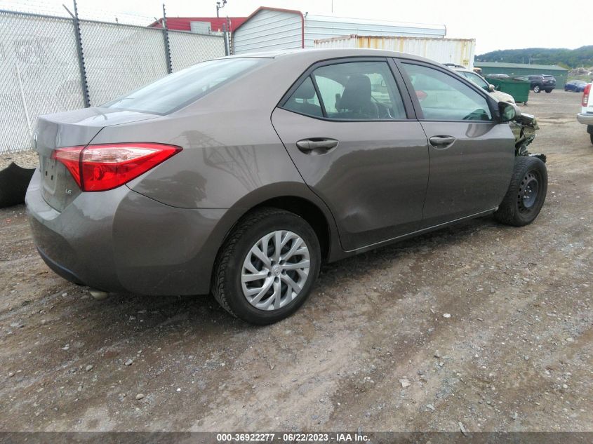 2017 TOYOTA COROLLA L/LE/XLE/SE - 2T1BURHE4HC911869