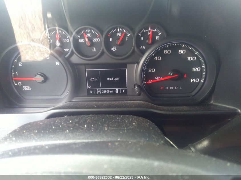 2020 CHEVROLET SILVERADO 1500 CUSTOM - 1GCPYBEH3LZ346867