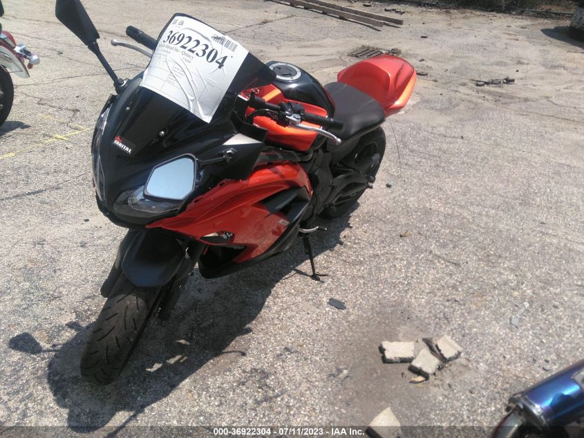 2014 KAWASAKI EX650 F - JKAEXEF11EDA16543