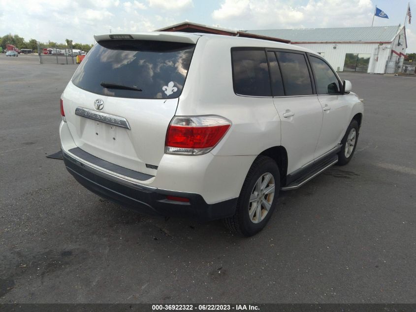 2013 TOYOTA HIGHLANDER - 5TDZA3EH9DS041802
