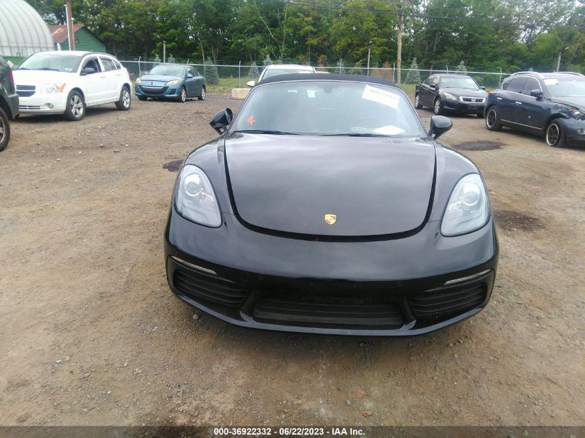 2018 PORSCHE 718 BOXSTER WP0CA2A89JS210628
