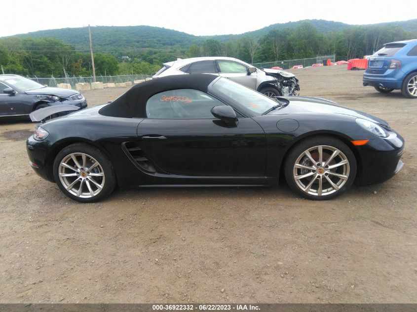 2018 PORSCHE 718 BOXSTER WP0CA2A89JS210628