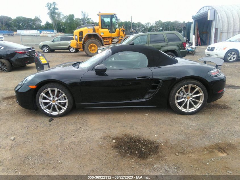 2018 PORSCHE 718 BOXSTER WP0CA2A89JS210628