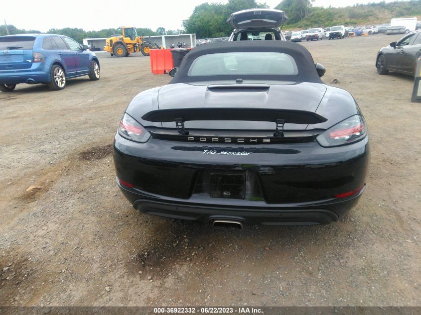 2018 PORSCHE 718 BOXSTER WP0CA2A89JS210628