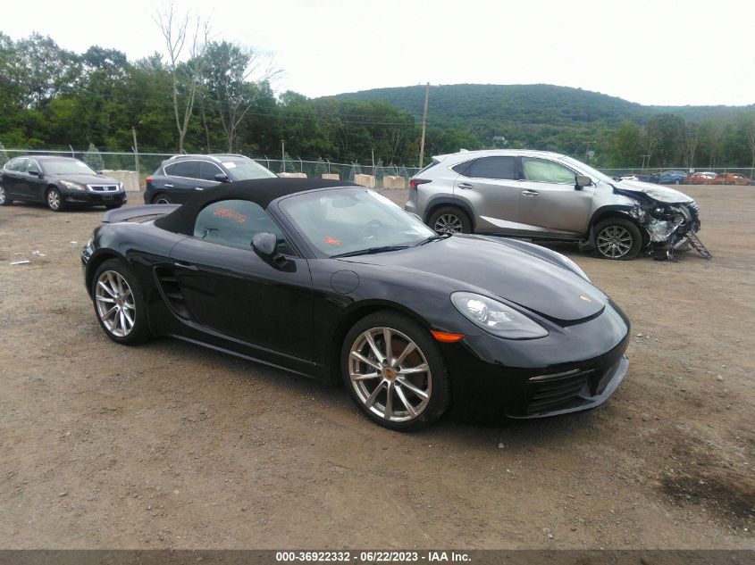 2018 PORSCHE 718 BOXSTER - WP0CA2A89JS210628