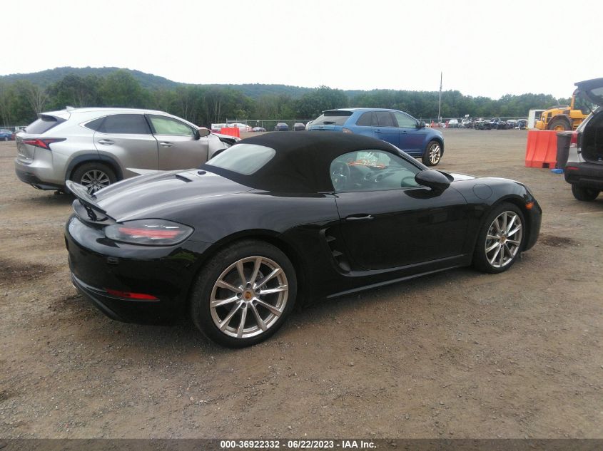 2018 PORSCHE 718 BOXSTER WP0CA2A89JS210628