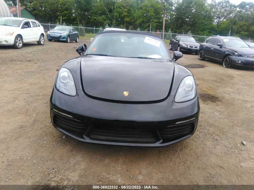 2018 PORSCHE 718 BOXSTER WP0CA2A89JS210628