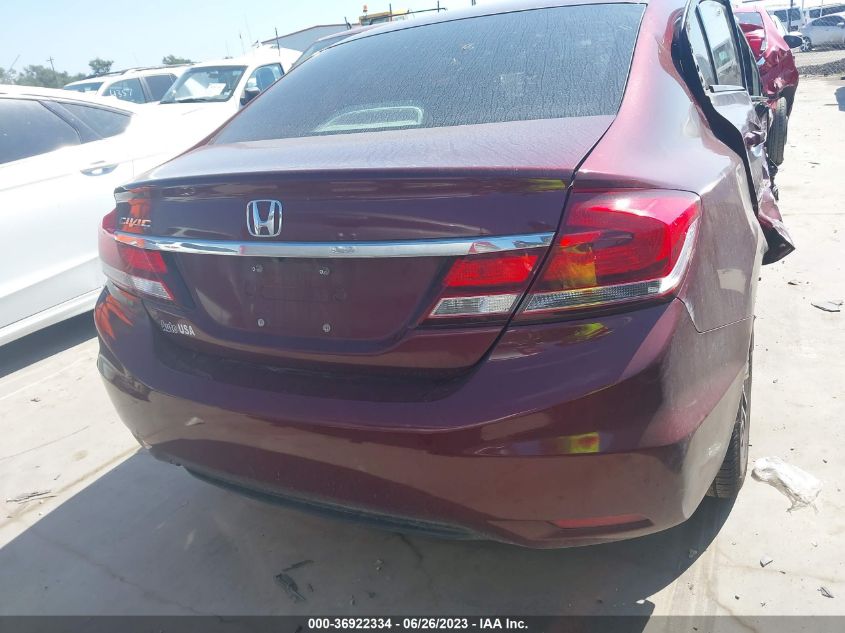 2013 HONDA CIVIC SDN EX-L - 2HGFB2F91DH535881