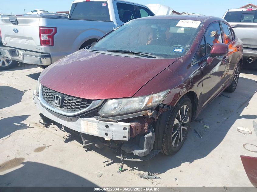 2013 HONDA CIVIC SDN EX-L - 2HGFB2F91DH535881