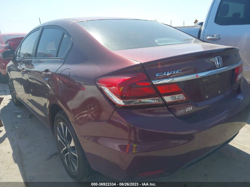 2013 HONDA CIVIC SDN EX-L - 2HGFB2F91DH535881