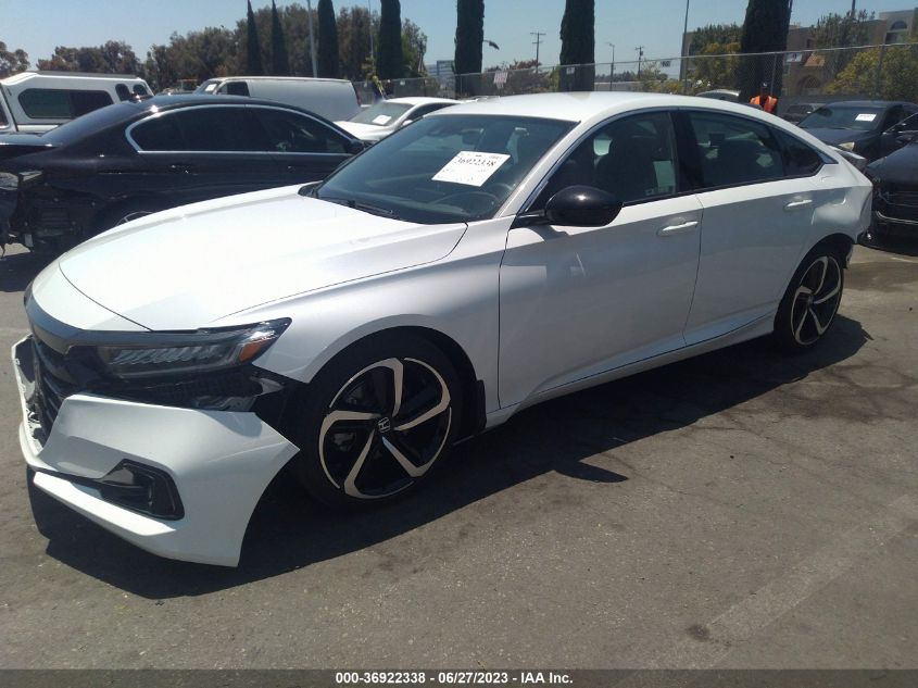 2022 HONDA ACCORD SEDAN SPORT - 1HGCV1F32NA078823