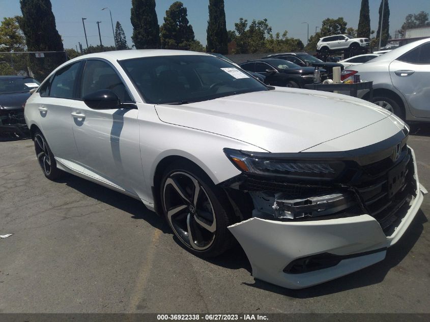 2022 HONDA ACCORD SEDAN SPORT - 1HGCV1F32NA078823
