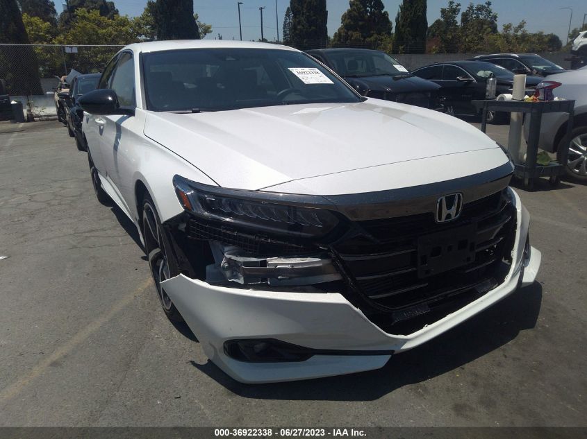 2022 HONDA ACCORD SEDAN SPORT - 1HGCV1F32NA078823
