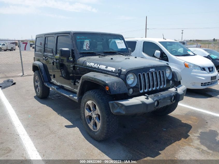 2016 JEEP WRANGLER UNLIMITED SAHARA - 1C4BJWEG3GL305581