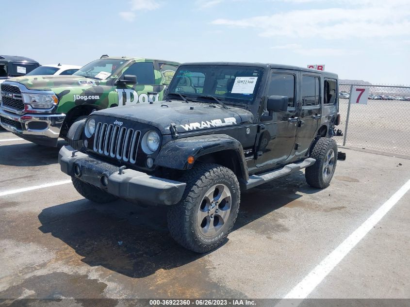 2016 JEEP WRANGLER UNLIMITED SAHARA - 1C4BJWEG3GL305581