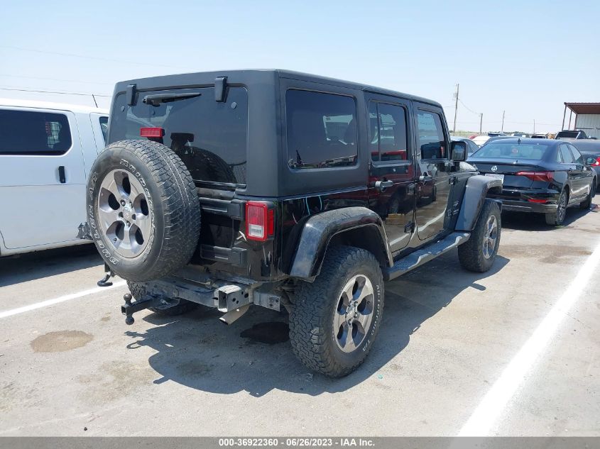 2016 JEEP WRANGLER UNLIMITED SAHARA - 1C4BJWEG3GL305581