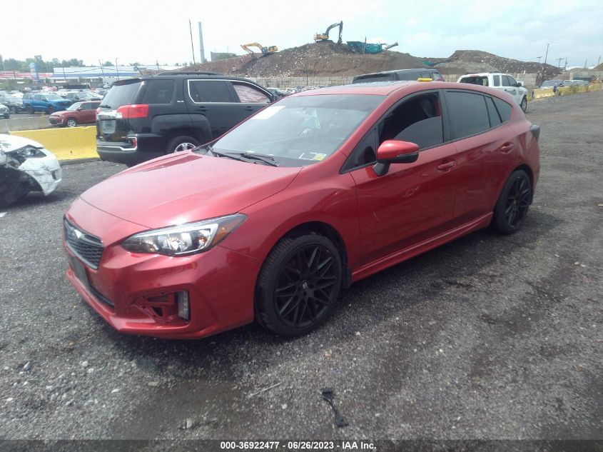 2018 SUBARU IMPREZA SPORT - 4S3GTAM62J3747349