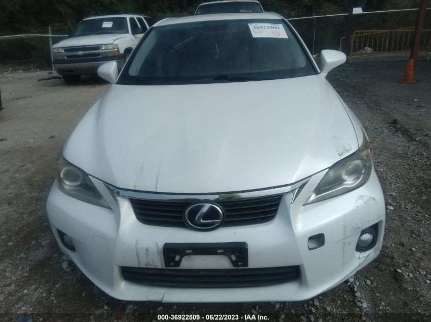 2013 LEXUS CT 200H HYBRID - JTHKD5BH3D2126780