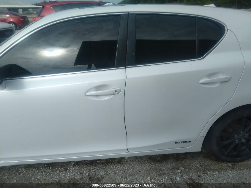 2013 LEXUS CT 200H HYBRID - JTHKD5BH3D2126780