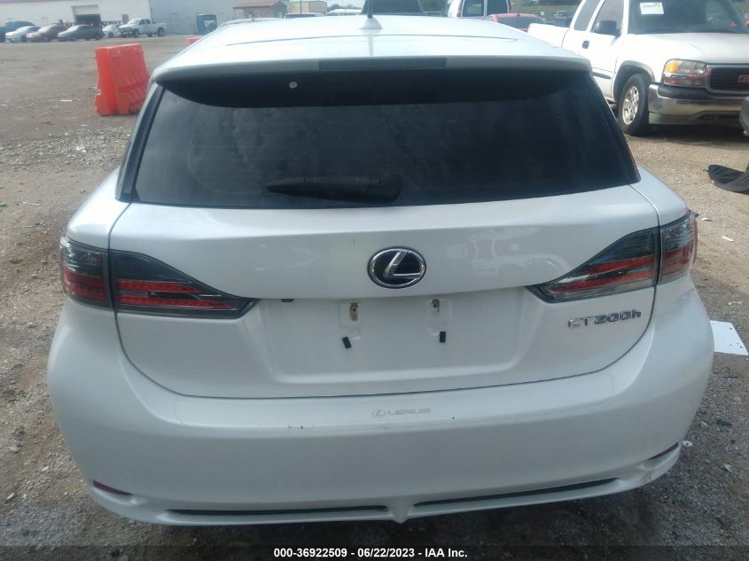 2013 LEXUS CT 200H HYBRID - JTHKD5BH3D2126780