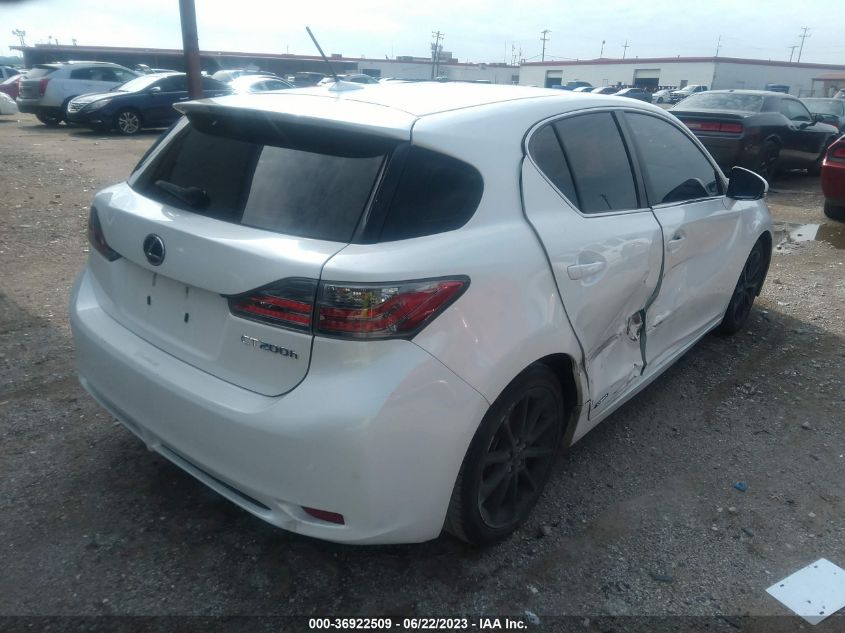 2013 LEXUS CT 200H HYBRID - JTHKD5BH3D2126780
