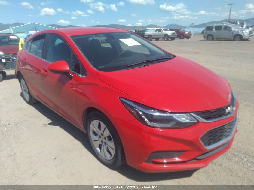 2018 CHEVROLET CRUZE LT - 3G1BE6SM5JS637448