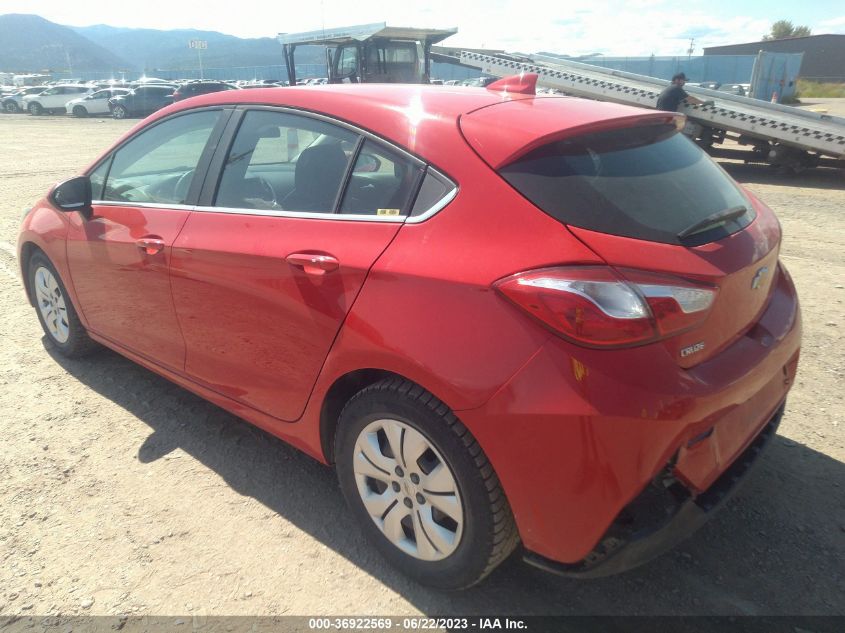 2018 CHEVROLET CRUZE LT - 3G1BE6SM5JS637448