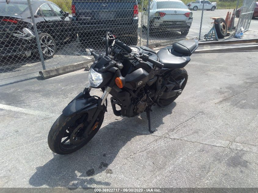 2016 YAMAHA FZ07 JYARM06E8GA007485
