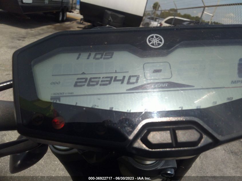 2016 YAMAHA FZ07 JYARM06E8GA007485