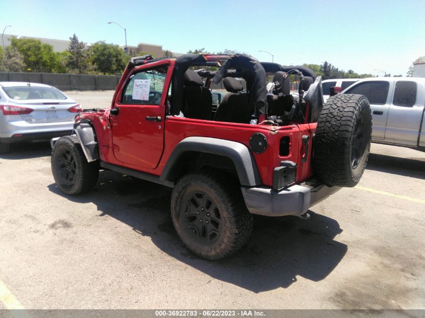 2017 JEEP WRANGLER SPORT - 1C4AJWAG3HL504374