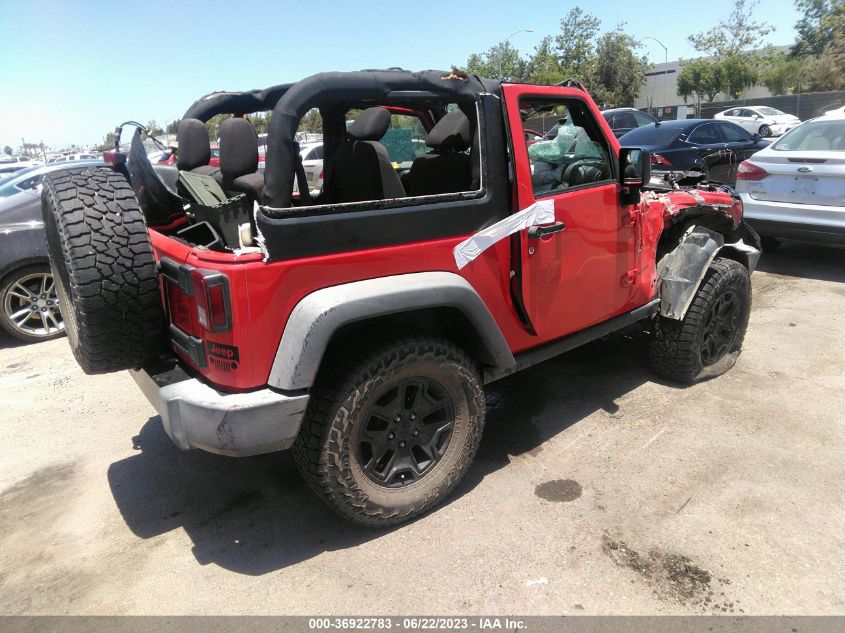 2017 JEEP WRANGLER SPORT - 1C4AJWAG3HL504374