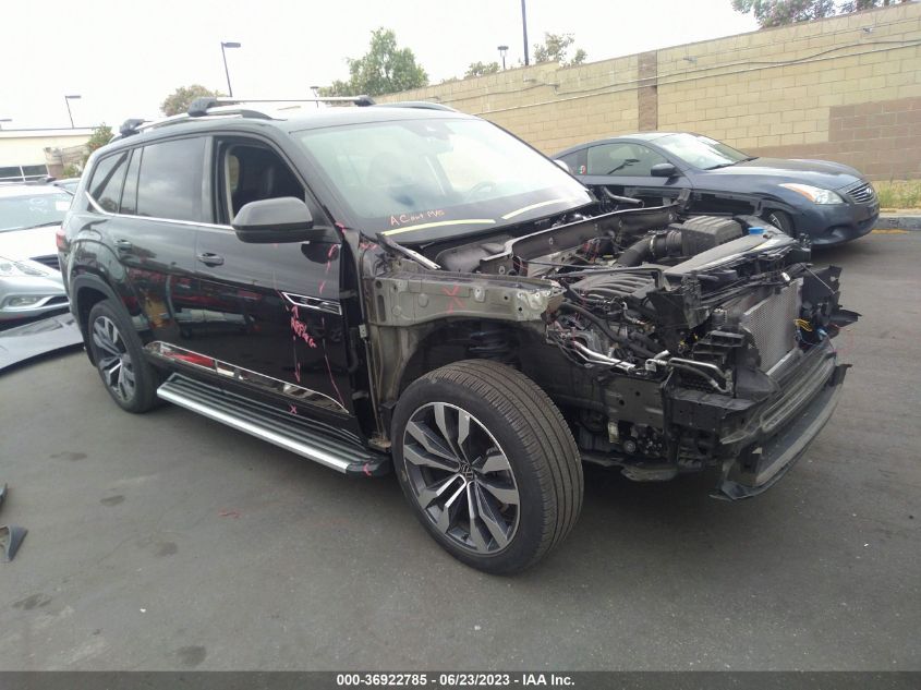 1V2SR2CA4MC558211 VOLKSWAGEN ATLAS 3.6L V6 SEL R-LINE 2021