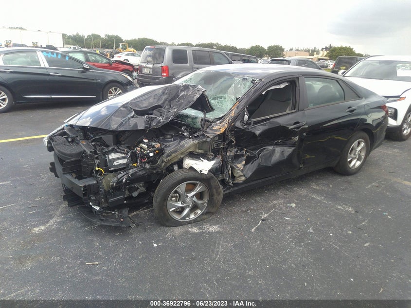 VIN 5NPLL4AG7NH055840 2022 HYUNDAI ELANTRA SE