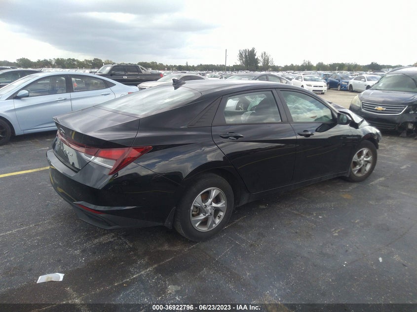 VIN 5NPLL4AG7NH055840 2022 HYUNDAI ELANTRA SE
