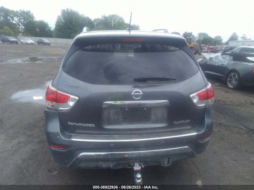 2015 NISSAN PATHFINDER PLATINUM - 5N1AR2MN0FC646945