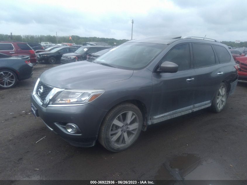 2015 NISSAN PATHFINDER PLATINUM - 5N1AR2MN0FC646945