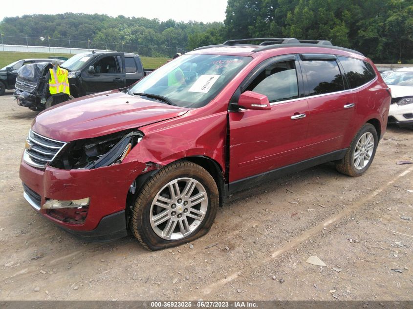 2014 CHEVROLET TRAVERSE LT - 1GNKRGKD7EJ237388
